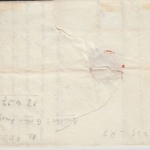 Schweiz - Engadin blauer L1 Vorphilabrief Samaden - Horn b. Rorschach 1837