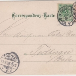 DR/Österreich - 5 Pfg. K/A + 2 Kr. AK Semmering Habelschwerdt - Todtnau 1898