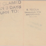 Niederlande - Amsterdam 1948 AOA First Flight Luftpostkarte n. München