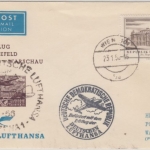 Österreich - Zuleitungspost DDR Lufthansa First Flight Berlin - Warschau 1956