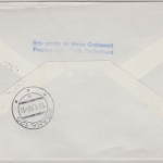 BRD - Zuleitungspost DDR Lufthansa First Flight Freudenstadt Berlin Prag 1956
