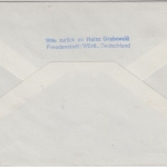 Niederlande - Zuleitungspost DDR Lufthansa First Flight Berlin - Prag 1956