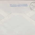 BRD - Zuleitungspost DDR Lufthansa First Flight Freudenstadt Berlin Sofia 1956