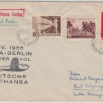 Bulgarien - Sofia 1956 Lufthansa Ost First Flight n. Berlin