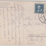 Tschechien - 50+40 H. Freimarken Ortskarte Rohrpost Potrubní Pošta Prag 1937