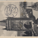 Tschechien - 50+40 H. Freimarken Ortskarte Rohrpost Potrubní Pošta Prag 1937