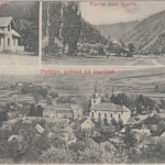 Tschechien - Potštýn Potštejn Pottenstein Mehrbild-sw-AK gelaufen 1912