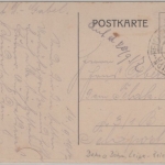 Tschechien - Deutsch Gabel Jablonné v Podještědí farb. Ortsansicht gelaufen 1917