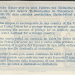 DR - 25 Pfg. IAS Antwortschein für das Ausland gestempelt Bad Tölz 5.6.44