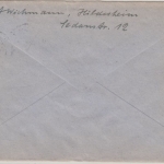 Bizone - 30 Pfg. Bauten Einzelfrankatur Brief n. USA Hildesheim Park Ridge 1948