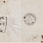 Baden/Bayern - Waldshut 1849 Portobrief n. Hersbruck 31.10.1849 (!)