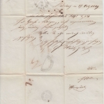 Baden/Bayern - Waldshut 1849 Portobrief n. Hersbruck 31.10.1849 (!)