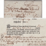 Bayern/Schweiz - Freie Reichsstadt Lindau 21.5.1759 Fuhrmannsbrief n. Chur