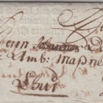 Bayern/Schweiz - Freie Reichsstadt Lindau 21.5.1759 Fuhrmannsbrief n. Chur