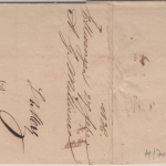 Württemberg/Bayern - Ellwangen 1836 L2 Auslagenbrief n. Würzburg - mit Inhalt