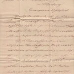 Württemberg/Bayern - Ellwangen 1836 L2 Auslagenbrief n. Würzburg - mit Inhalt