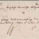 Bayern/Österreich - Königshofen HKS Francobrief n. Wien 1842 - mit Inhalt