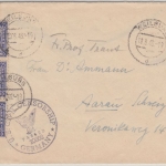 Bizone/AM-Post - 3x25 Pfg. am. Druck Zensurbrief i.d. SCHWEIZ Weilburg 19.8.46