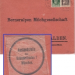 Bayern - 25+5 Pfg. Luitpold/Luitpold Zensurbrief i.d. SCHWEIZ Biessenhofen 1914
