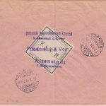 Bayern - 30 Pfg. Luitpold Einschreibebrief Altenstadt i. Schwaben - Dresden 1914