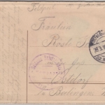 LP Belgien - Eroberung von Antwerpen farb. Halt-gegen-das-Licht-Karte 1916