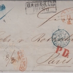 Russland/Polen - Aus Russland Franco Ra2 Brief n. FRANKREICH Warschau Paris 1857