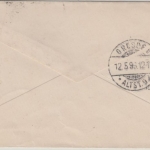 Russland/Lettland - 7+3x1 Kop. Staatswappen Brief Mitau - Dresden 1899