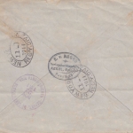 Russland/Estland - 20 Kop Ganzsache Einschreibebrief n. COSTA RICA Kegel 1911