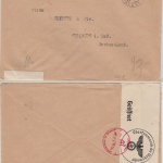 UdSSR - 50 Kop. Freimarke Zensurbrief Leningrad - Freiburg 51.5.1941 OKW-Zensur