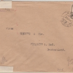 UdSSR - 50 Kop. Freimarke Zensurbrief Leningrad - Freiburg 51.5.1941 OKW-Zensur