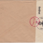 UdSSR - 50 Kop. Freimarke Zensurbrief Leningrad - Freiburg 51.5.1941 OKW-Zensur