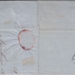 Bayern - 9 Kr. Quadrat braun oMR 356 Nürnberg Brief n. Hamburg 1865