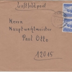 DR - Luftfeldpostbrief Bernburg 6.4.44 an Fp.Nr. 12015