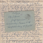 DR - Glauchau 17.3.45 Feldpostbrief an Lw.-Helferin (!) n. Jüterbog Damm Inhalt