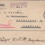 Sowjetunion - 2x20 Kop. Werktätige Einschreibebrief n. DÄNEMARK Wladiwostok 1934