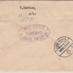 Sowjetunion - 2x20 Kop. Werktätige Einschreibebrief n. DÄNEMARK Wladiwostok 1934