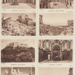Italien - Montecassino 9 sw-Ansichtskarten vor/nach Zerstörung ca. 1950/60