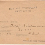 All.Bes. - Tunis 13.1.48 Kriegsgefangenenbrief n. Kleindüngen Kr. Marienburg