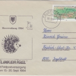 BRD - Bundeswehr Flinker Igel FpA 72 illustr. Brief n. Ingolstadt 1984