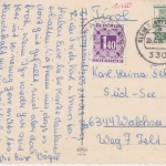 BRD - 20 Pfg. Bauwerke Karte n. ÖSTERREICH Klein Schöppenstedt 1968 Nachporto !
