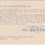 BRD - Wuppertal-Elberfeld 10 Pfg. AFS Scholz Spezialfabrik Karte n. München 1950