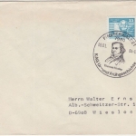 DDR - Finsterwalde 1984 Th. Huxley KAG- Ur- u. Frühgeschichte SST Brief