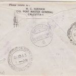 Indien - Lufthansa 1st-flight New Dehli - Frankfurt a/M 1963 Retour New Delhi