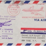 Berlin - PanAm 1st-flight Düsseldorf - New York 1959 Zuleitung Westberlin
