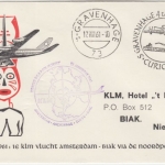 Niederlande - KLM 1st-Flight Amsterdam - Biak/New Guinea 1961 via Nordpol
