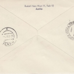 Österreich - AUA Firstflight Wien - Rom 1958 Einschreibebrief