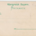 Bayern - Schützen-Gruß Farblitho mit Gedicht ungelaufen ca. 1900