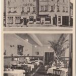 Thürigen - Mühlhausen Hotel Grüne Linde sw-Mehrbild-Fotokarte ungelaufen ca.1930