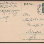 DR - Mühldorf 1 (Obb.) 12. OKT 34 nachv. bayer. Reservestempel 6 Pfg. Ganzsache