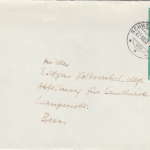 Schweiz - 2x10 Rp. Juventute Nonne Brief Schwerzenbach - Bern 1953